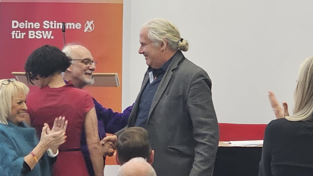 Andrej Hunko im ersten Wahlgang zum Vorsitzenden des BSW NRW gewählt – Herzlichen Glückwunsch!