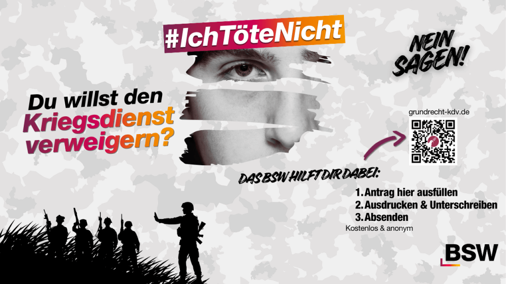 Kriegsdienst verweigern