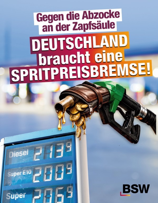 Flyer zum Download: Deutschland braucht eine Spritpreisbremse