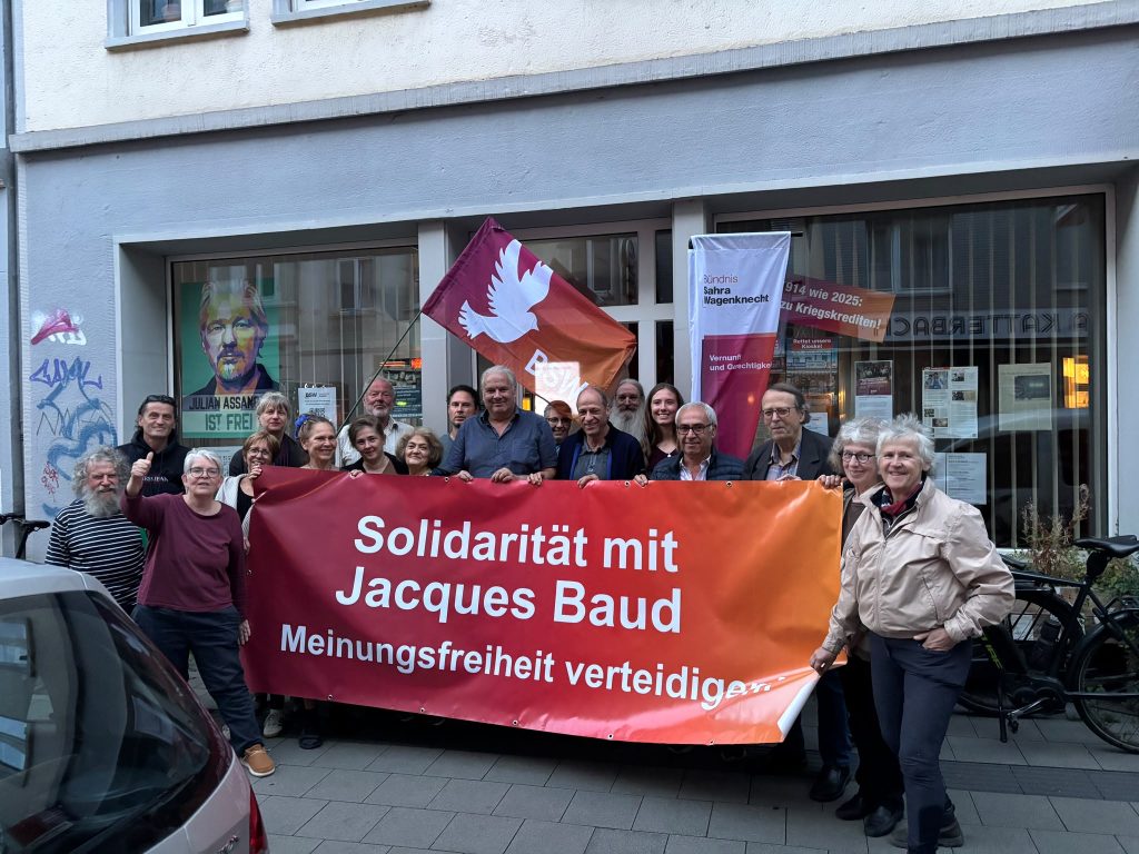 Besuch aus der Schweiz: Publizist Thomas Kaiser berichtet über die Schweizer Neutralitätsinitiative 