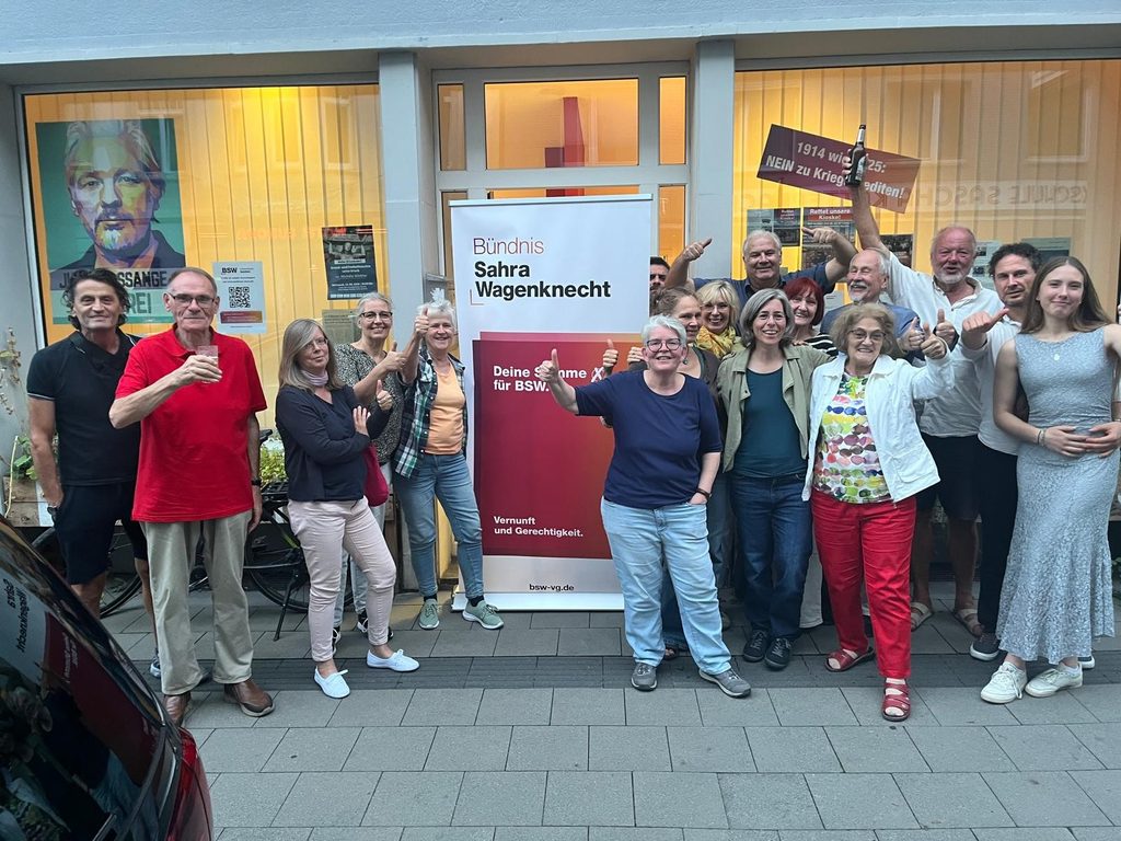BSW Kreisverband Aachen feiert Landtagseinzug des BSW in Sachsen-Anhalt